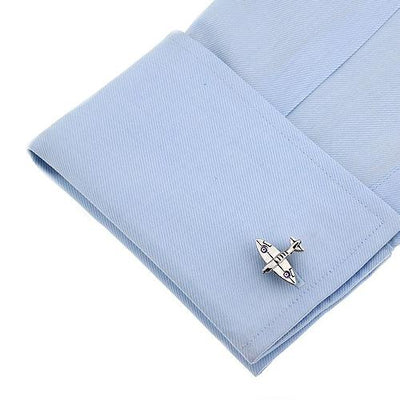 Spitfire Airplane Cufflinks