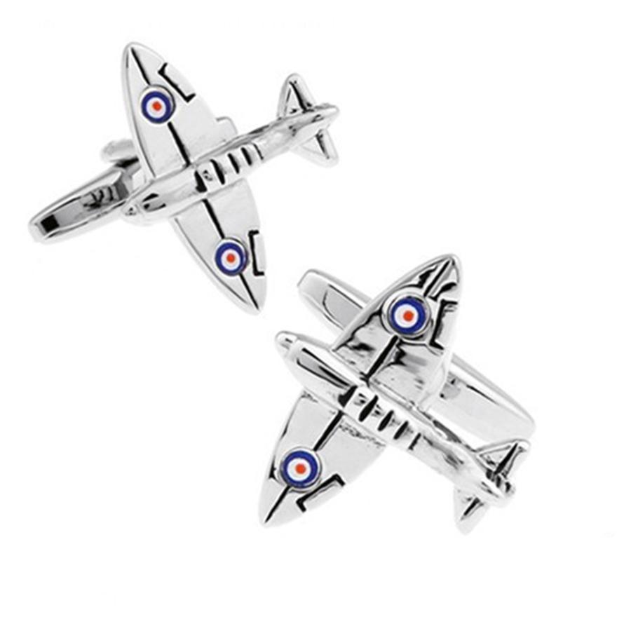 Spitfire Airplane Cufflinks