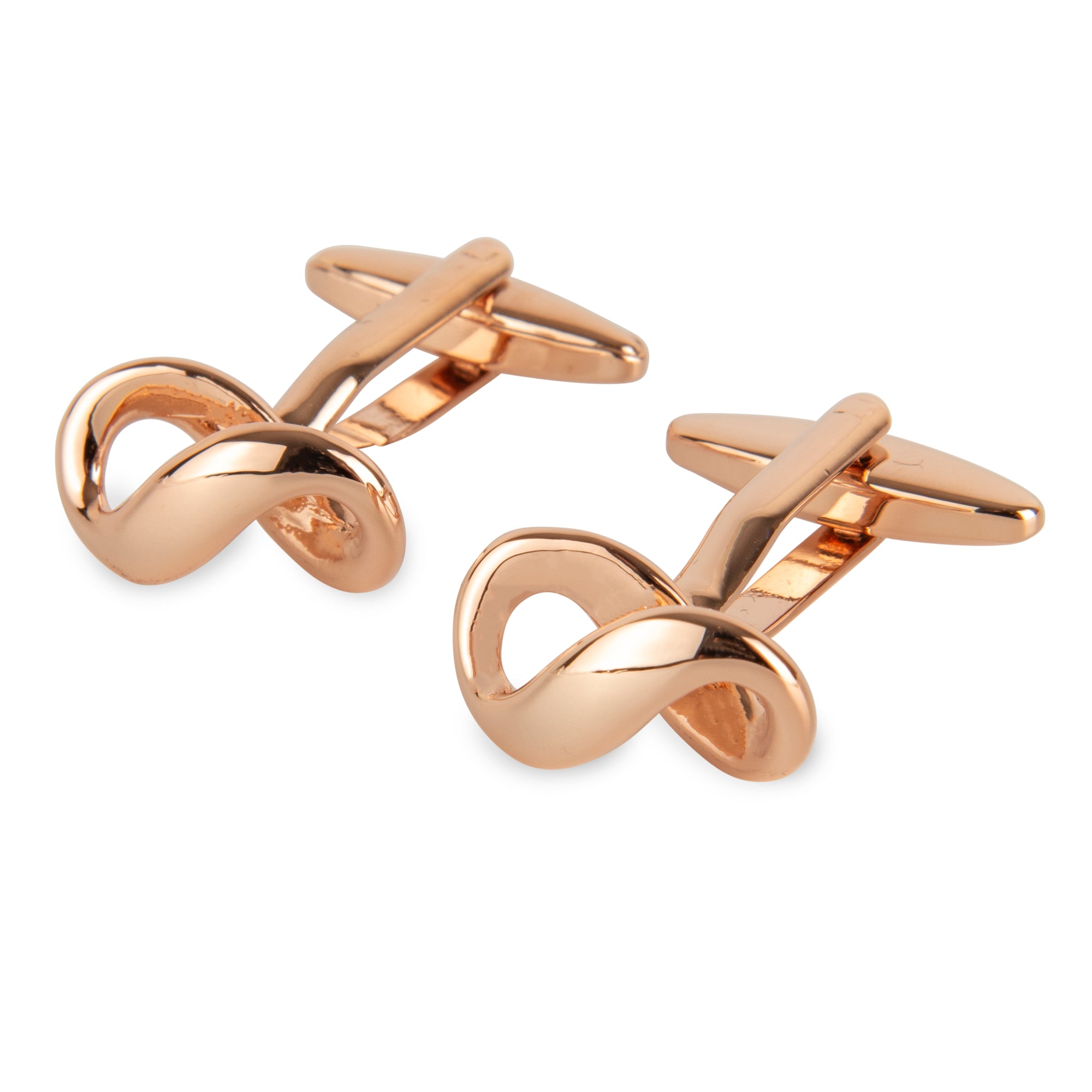 Rose Gold Infinity Symbol Cufflinks