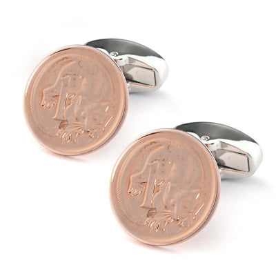 Australian 1 Cent Coin Cufflinks