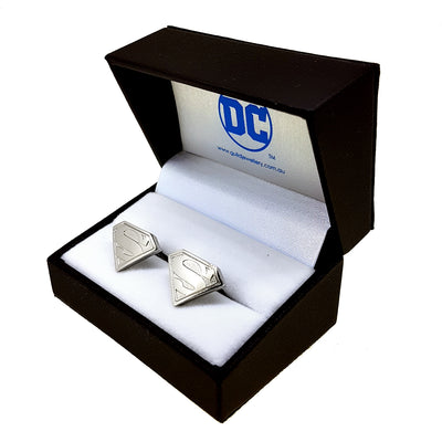 Superman Cufflinks Silver