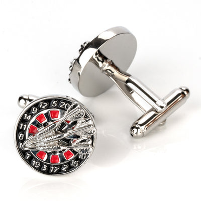 Darts and Board Cufflinks