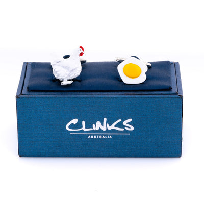 Chicken and Egg Cufflinks