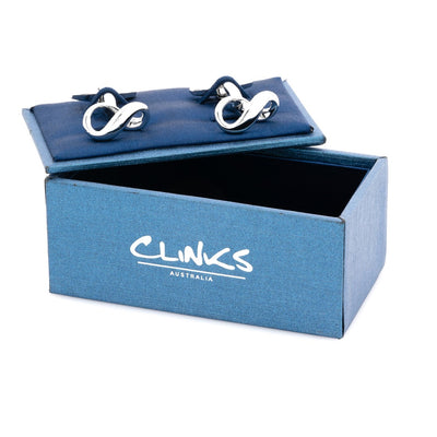 Silver Infinity Symbol Cufflinks