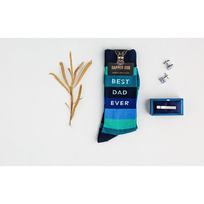 Best Dad Gift Set, Gift Set, Socks Gift Set, Cufflinks, Socks, Tie Bars, Location: SK2020+CL8441+TC1096, GS1010, Clinks.com