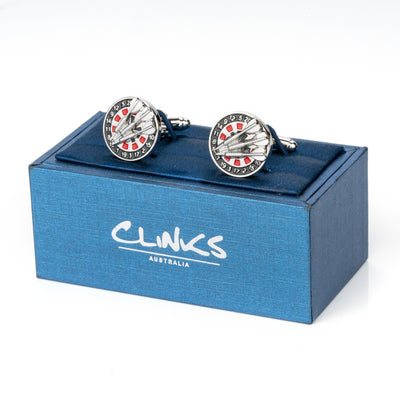 Darts and Board Cufflinks