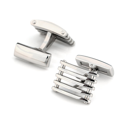 Steel Bar Cufflinks