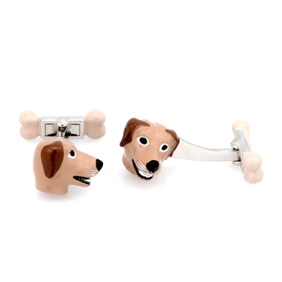 Dog and Bone Cufflinks