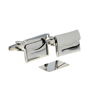 Secret Messages Engravable in Envelope Cufflinks