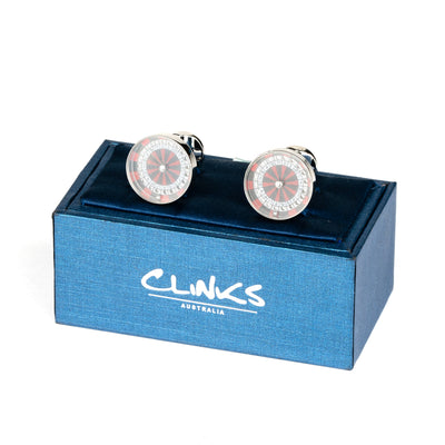 Roulette Wheel & Ball Cufflinks