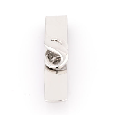 Silver Infinity Tie Bar