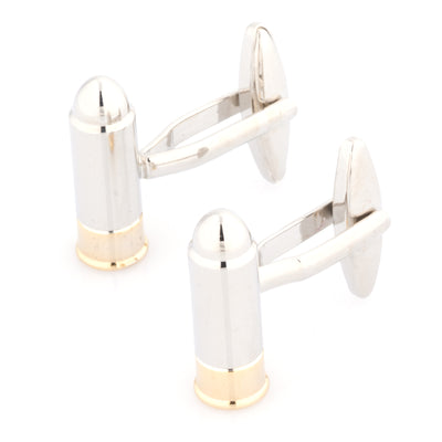 Silver/Gold Bullet Cufflinks