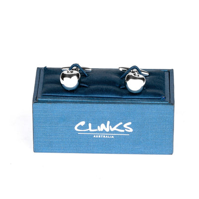 Silver Apple Cufflinks