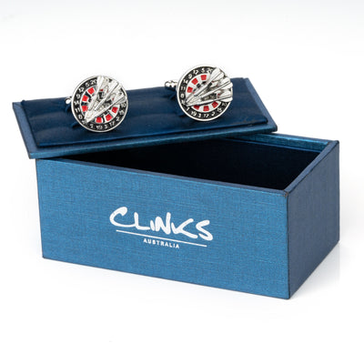 Darts and Board Cufflinks