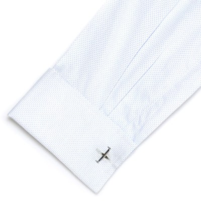 Double Handle Saw Cufflinks