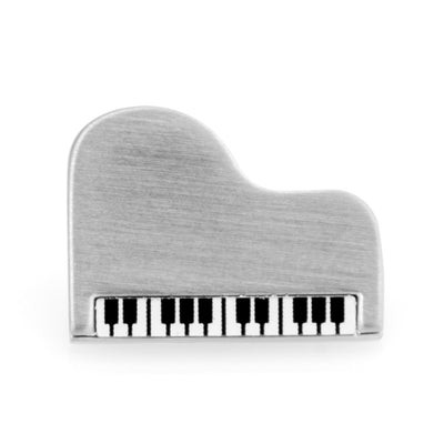 Silver Piano Lapel Pin