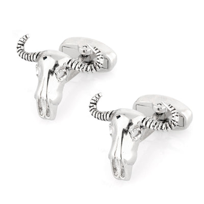 Bulls Head with Horns Cufflinks