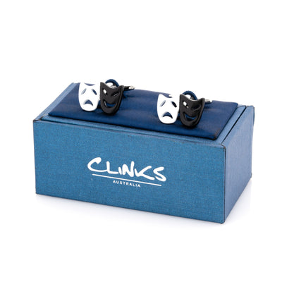 Black and White Mask Cufflinks