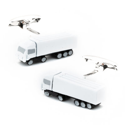 White Truck Cufflinks