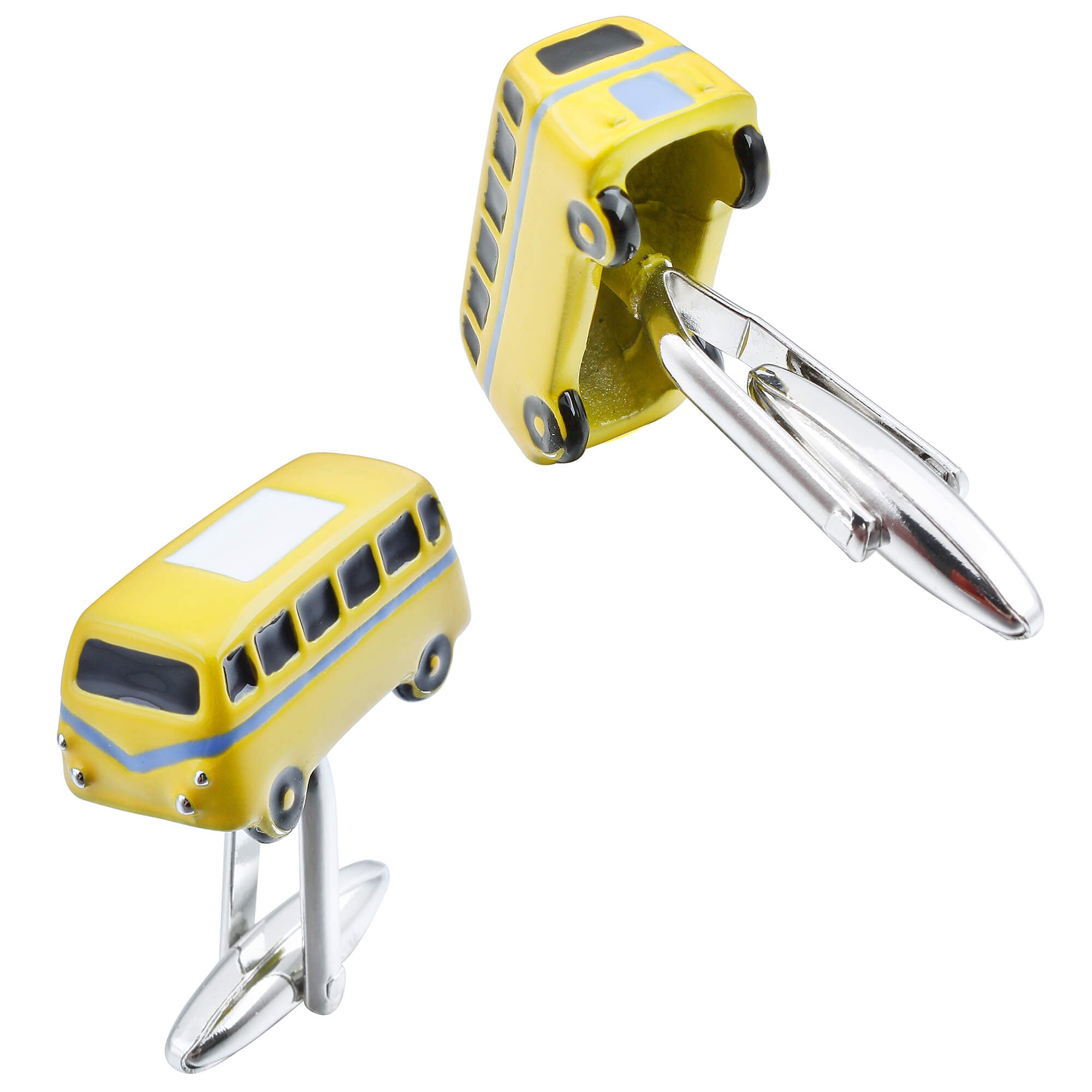 Yellow VW Kombi Cufflinks
