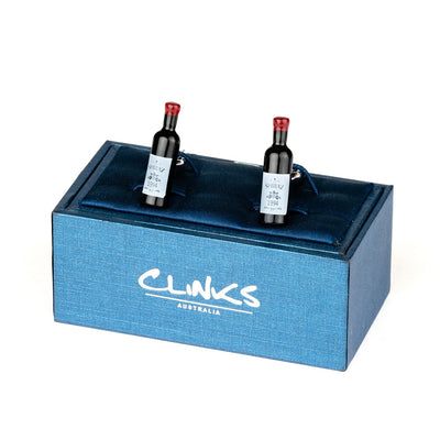 Shiraz Red Wine Bottle Cufflinks