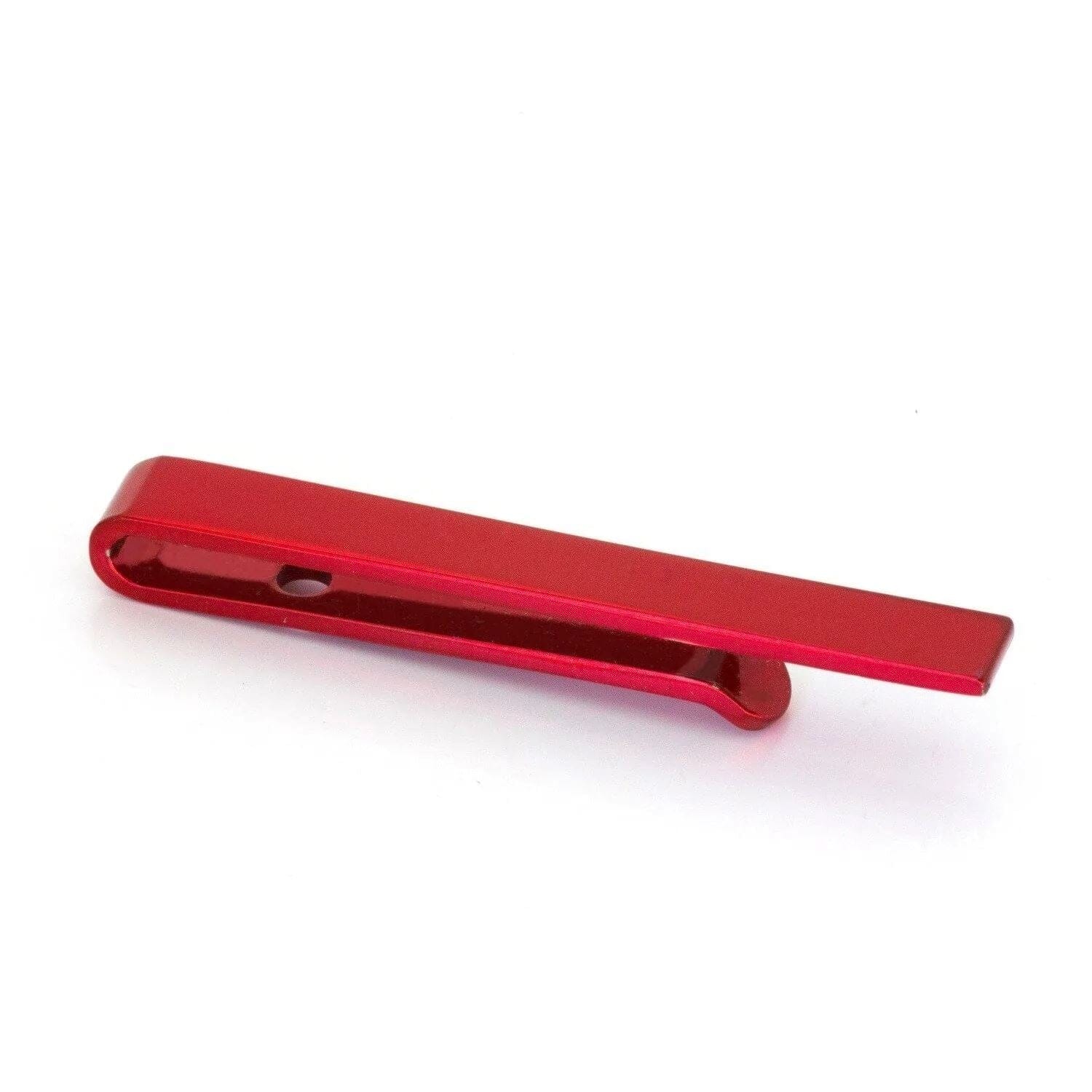 Red Metallic Small Tie Bar Tie Bars Clinks 