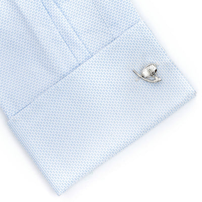 Snorkelling Mask Cufflinks Silver