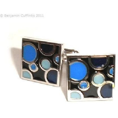 Blue Bubbles Cufflinks