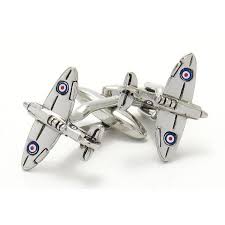 Spitfire Airplane Cufflinks