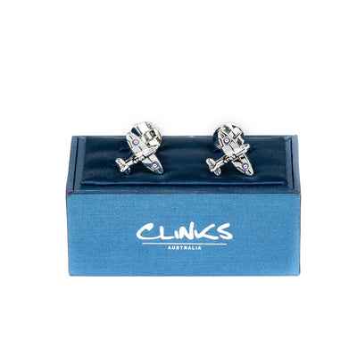 Spitfire Airplane Cufflinks