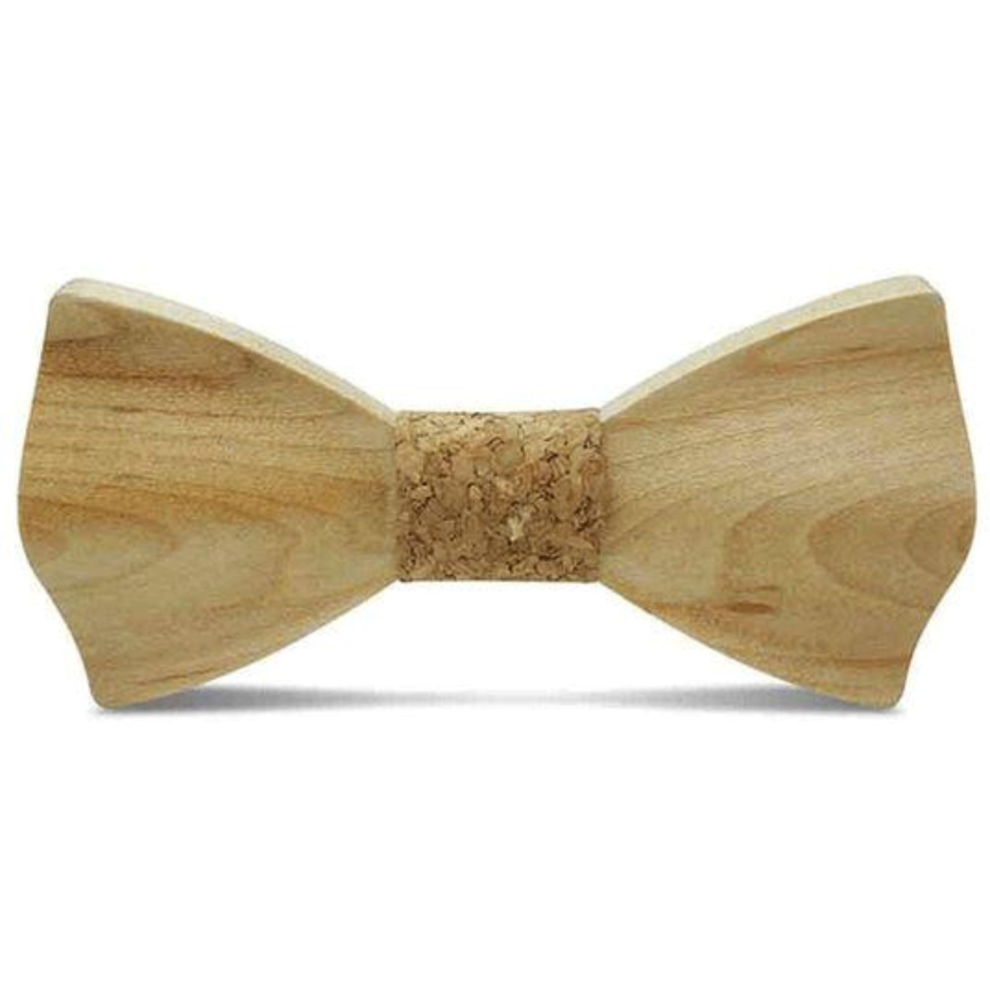 Light Wood Cork Adult Bow Tie Bow Ties Clinks Light Wood Cork Adult Bow Tie 