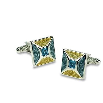 BlueYellow Apex Cufflinks