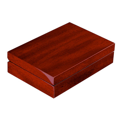 16 Pairs Wooden Cufflink Box Cherry