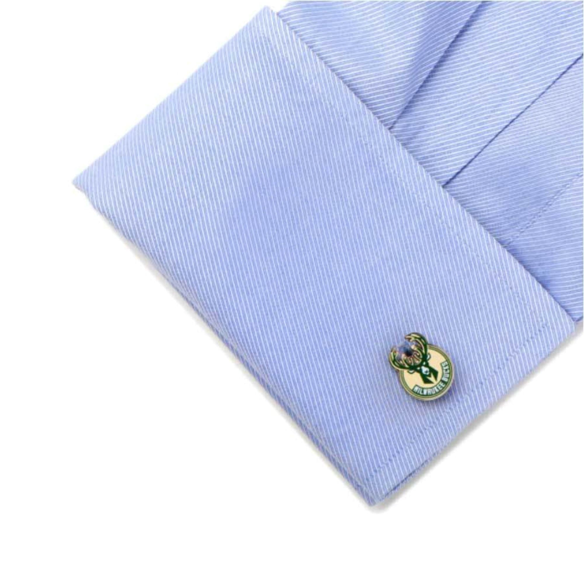 Milwaukee Bucks Cufflinks Novelty Cufflinks NBA 