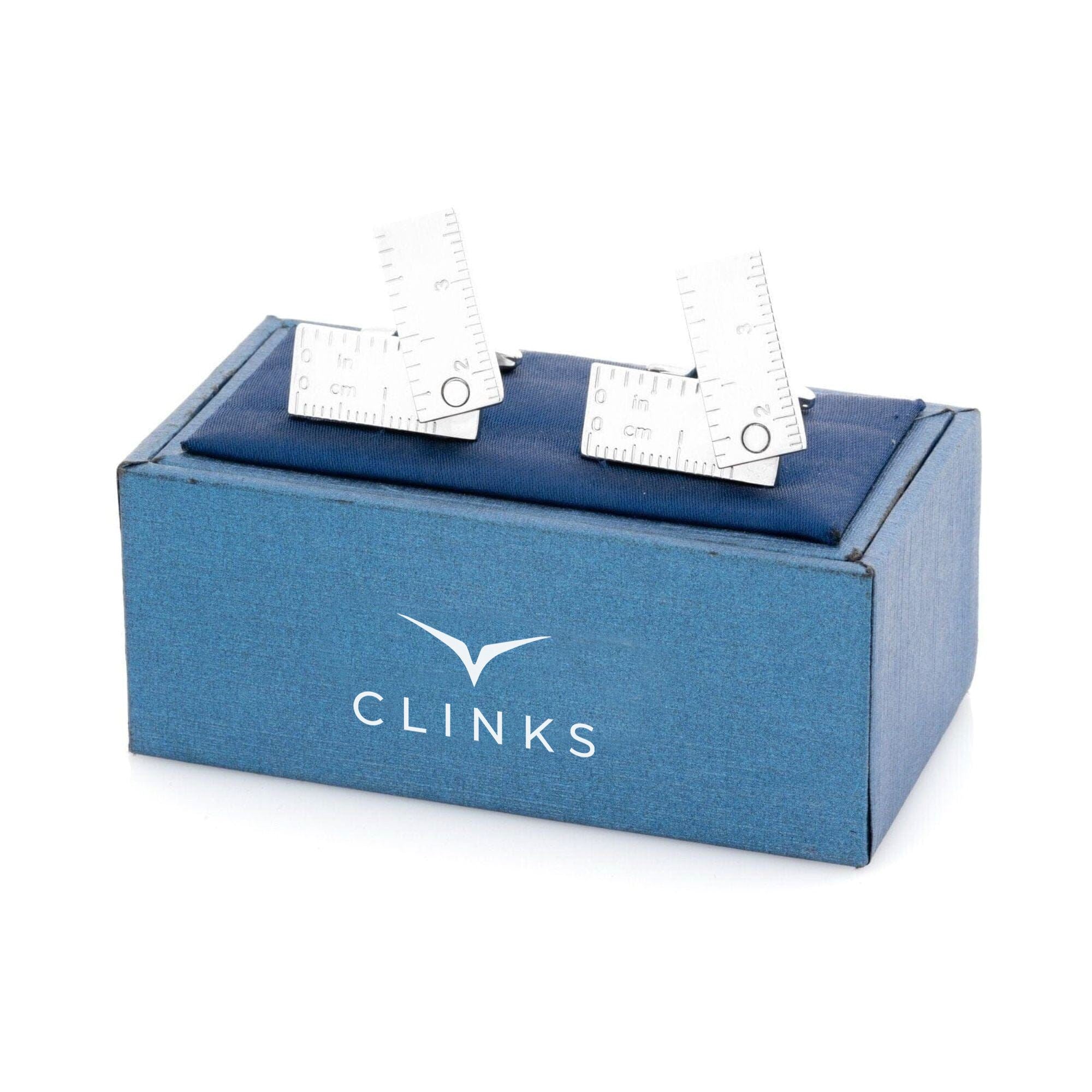 Flip Out Rulers Silver Cufflinks Novelty Cufflinks Clinks Australia 