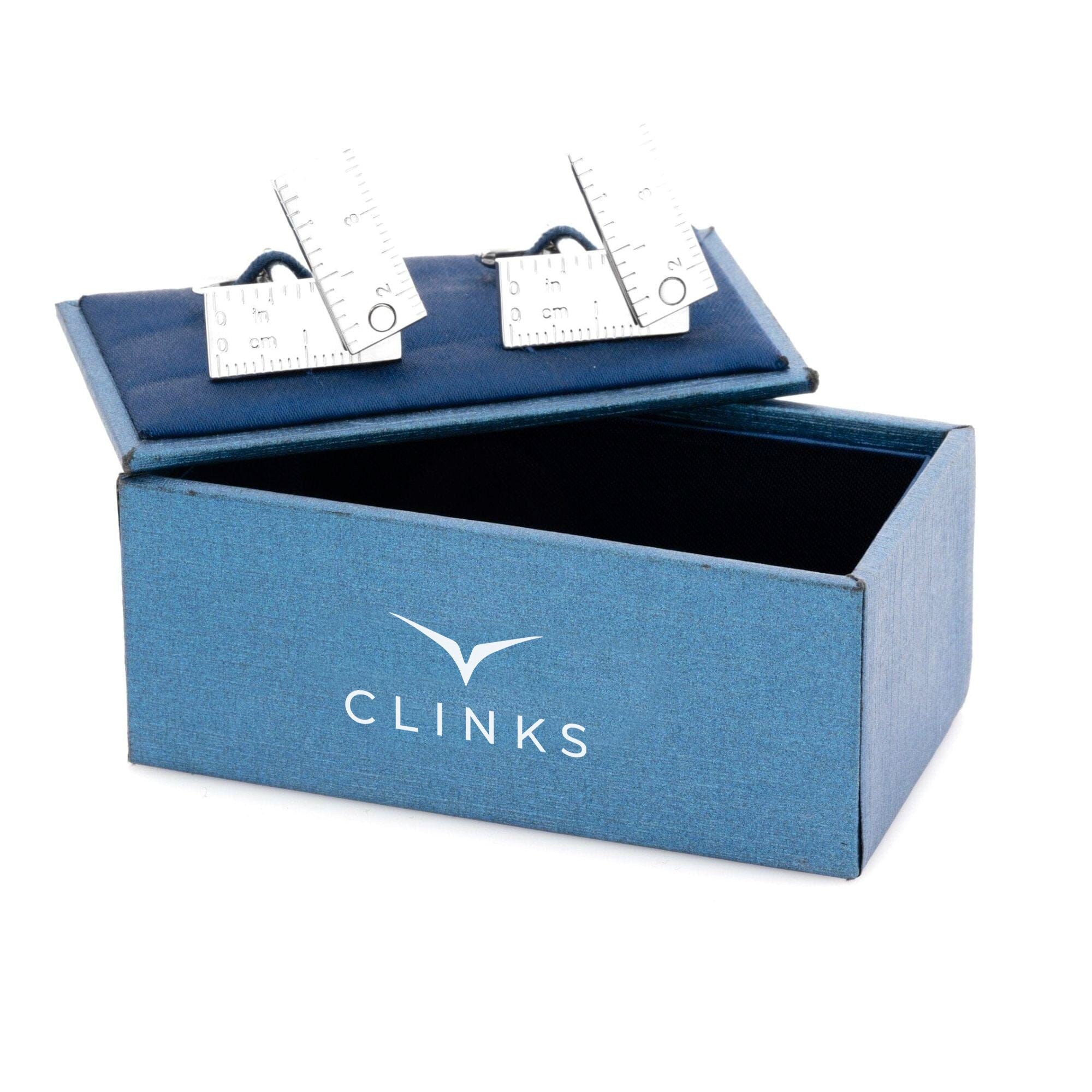 Flip Out Rulers Silver Cufflinks Novelty Cufflinks Clinks Australia 