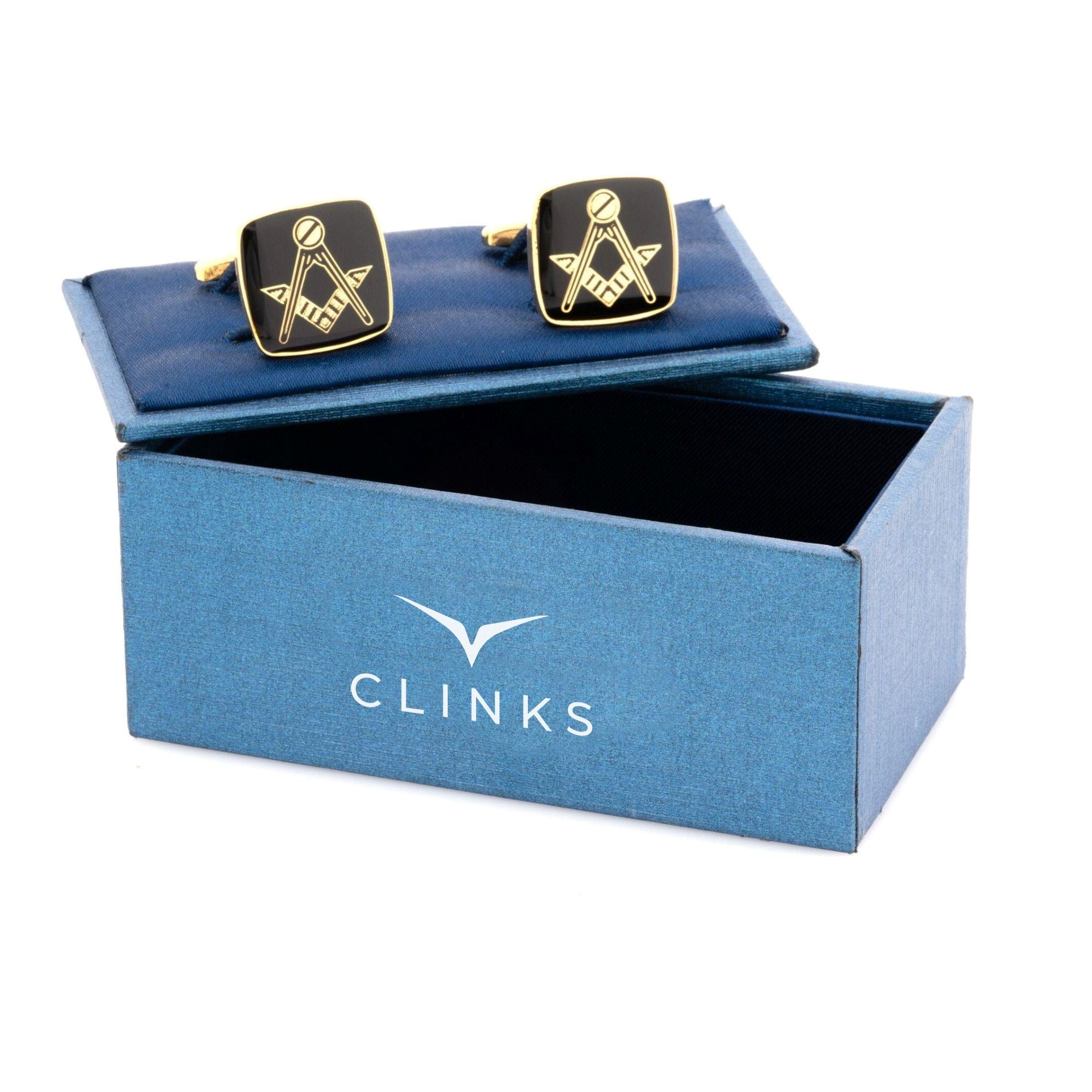 Freemason Masonic Black/Gold Cufflinks Novelty Cufflinks Clinks Australia 