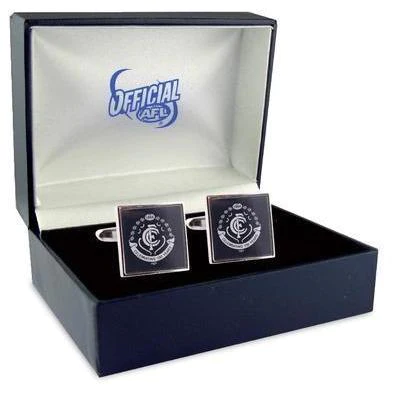 Colour Carlton FC AFL Cufflinks