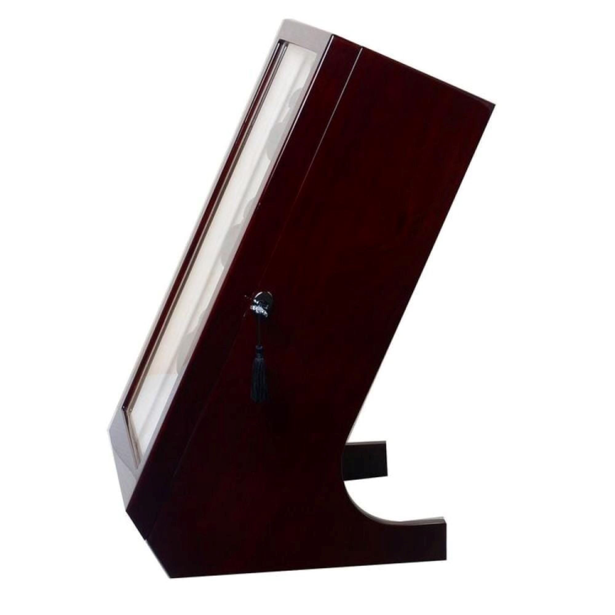 Kosciuszko Watch Winder Box for 12 + 2 Watches in Mahogany Watch Winder Boxes Clinks 