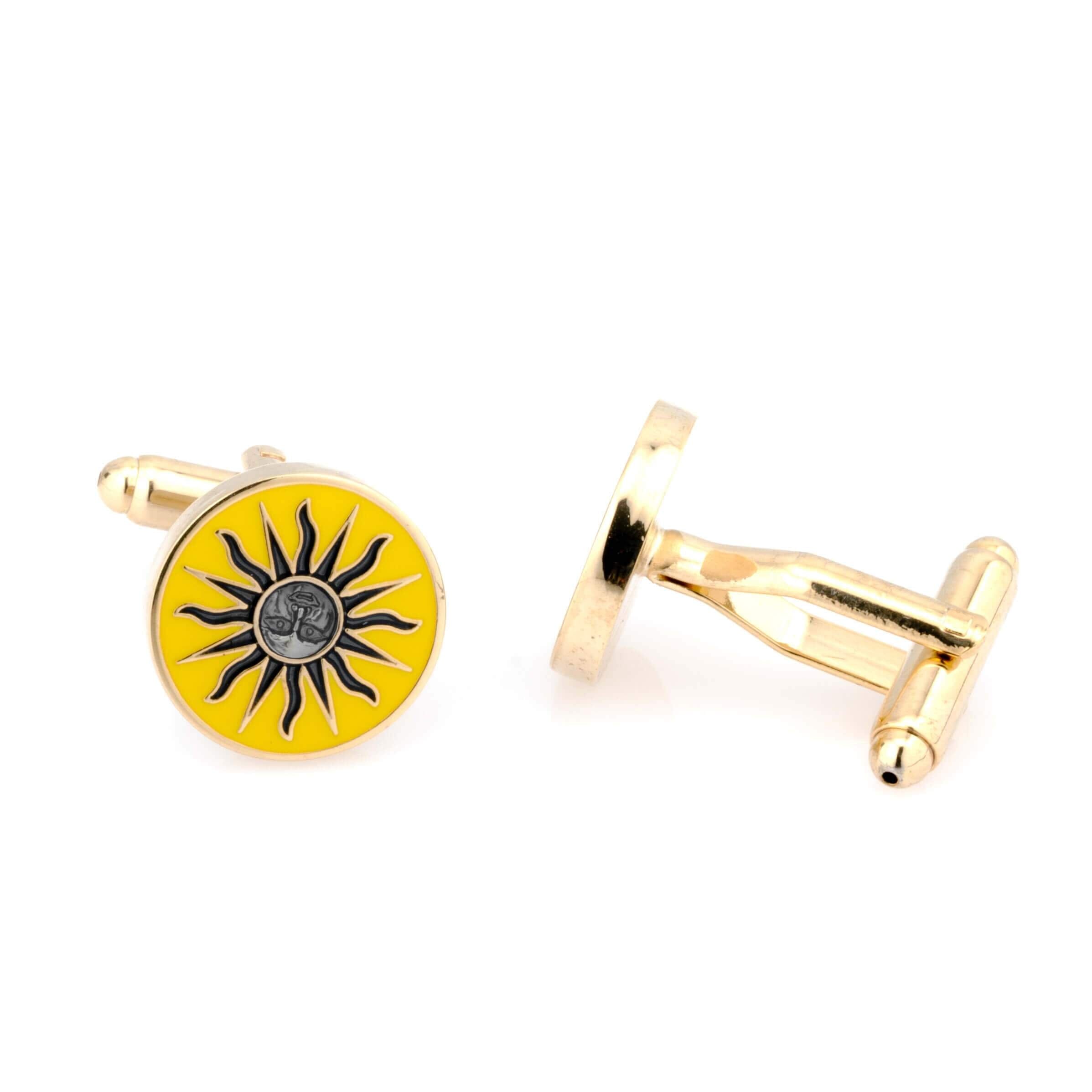Sun Cufflinks Novelty Cufflinks Clinks Australia 