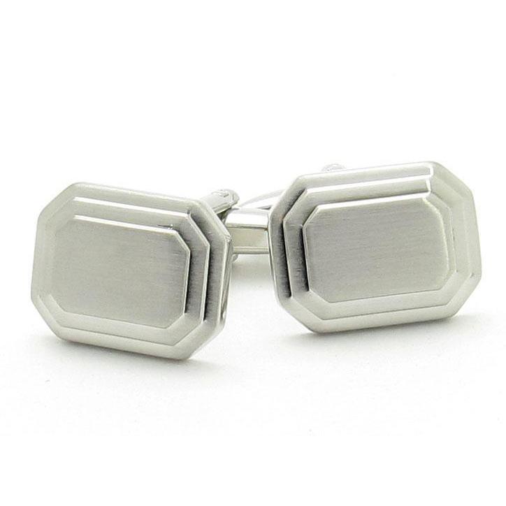 Engravable Tiered Cufflinks