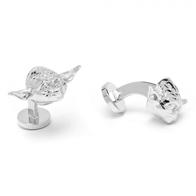 Star Wars 3D Palladium Yoda Cufflinks