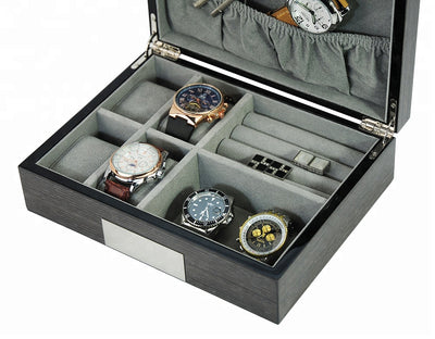 Wenge Wooden Watch Box, Cufflink Watch Box, Cuffed Watch Box, Clinks Australia Watch Box, Wenge Watch Boxes on Cuffed, Australia Watch Box, Cufflink Watch Storage Box, Cufflink Watch Display Box, Wenge Watch Box, Wooden Watch Box, Wenge, Wooden Cufflink Watch Boxes, CB5004, Clinks.com