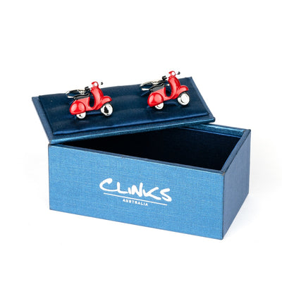 Red Scooter Cufflinks