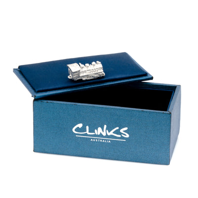 Train Lapel Pin - Silver