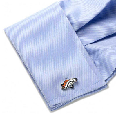 Denver Broncos Cufflinks, Novelty Cufflinks, CL6042, Mens Cufflinks, Cufflinks, Cuffed, Clinks, Clinks Australia