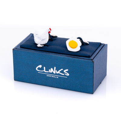 Chicken and Egg Cufflinks