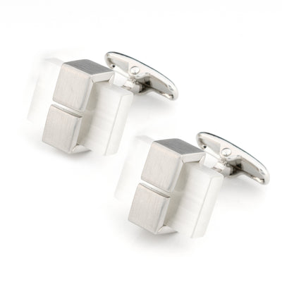 White Ice Cateye Cufflinks