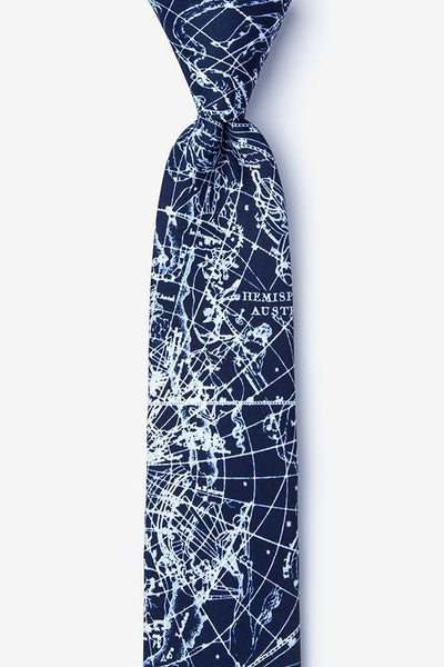 Vintage Star Chart Skinny Tie