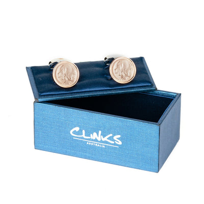 Australian 1 Cent Coin Cufflinks